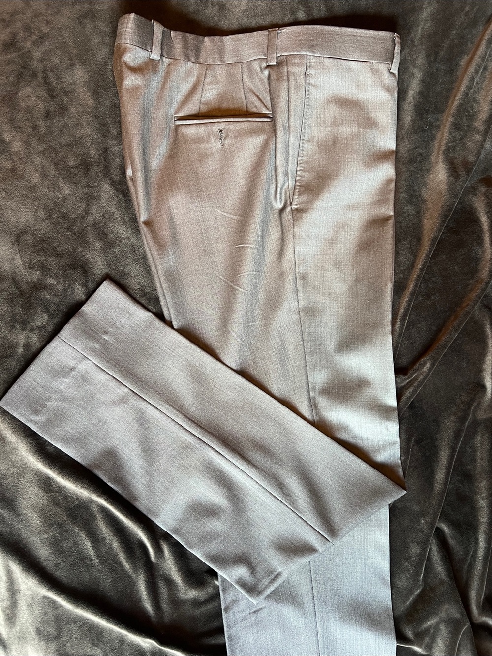 Ted Baker Gray Men's Dress Trousers 35 waste x 34 L 100% Wool